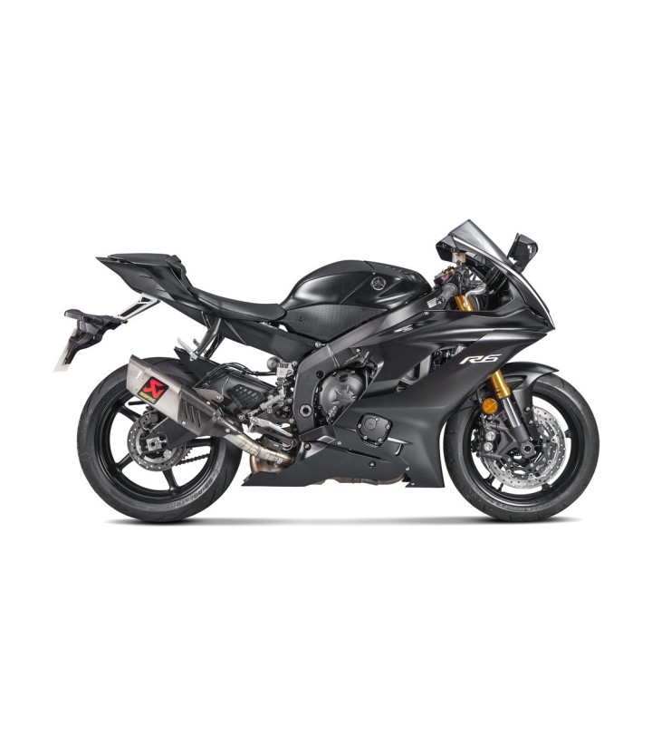 Échappement Akrapovič en titane pour Yamaha YZF R6 (17-24) S-Y6SO12-HAPT