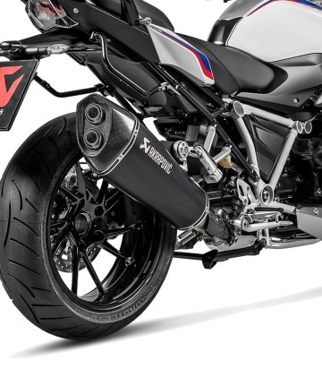 Zwarte Akrapovič-uitlaat voor BMW R 1250 R/RS (19-24) SB12SO22HALAGTB