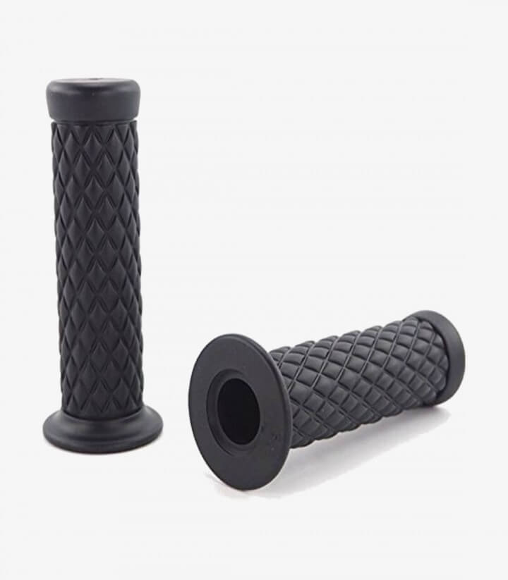 Puños de moto custom Fast Line color Negro de Customacces PE0010N