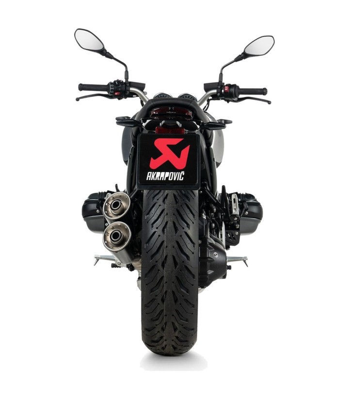 Zwarte Akrapovič-uitlaat voor BMW R 1200 nineT (24-26) SB12SO25HISSSBL