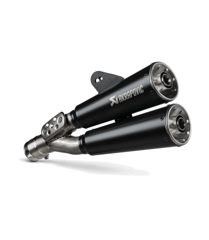 Akrapovič Exhaust in Black for BMW R 1200 nineT (24-26) SB12SO25HISSSBL