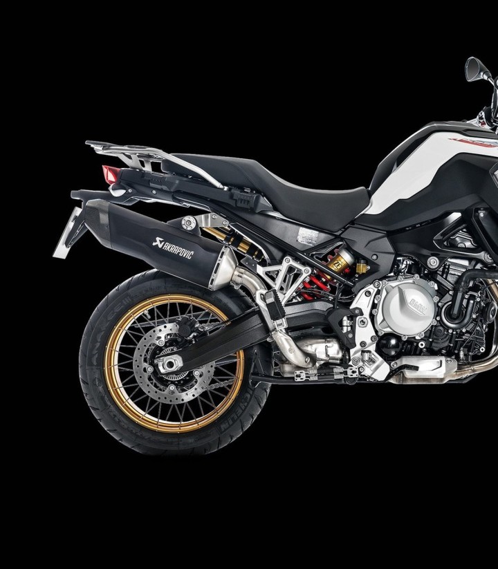 Échappement Akrapovič noir pour BMW F 750-750/850 GS (18-23), F 800 GS (18-26), F 900 GS (24-26) SB9SO3HFBFCTBL1