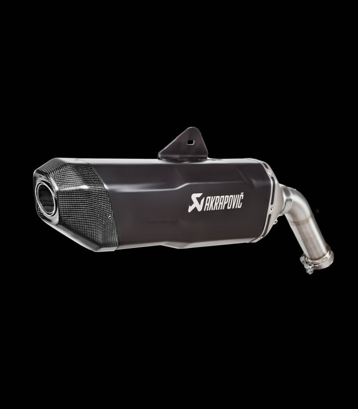 Zwarte Akrapovič-uitlaat voor BMW F 750-750/850 GS (18-23), F 800 GS (18-26), F 900 GS (24-26) SB9SO3HFBFCTBL1