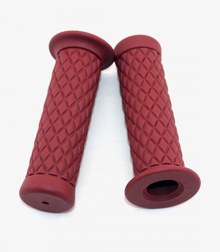 Fast Line Red custom motorcycle grips by Customacces PE0010R