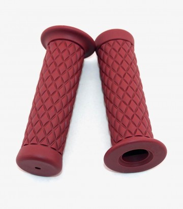 Fast Line Red custom motorcycle grips by Customacces