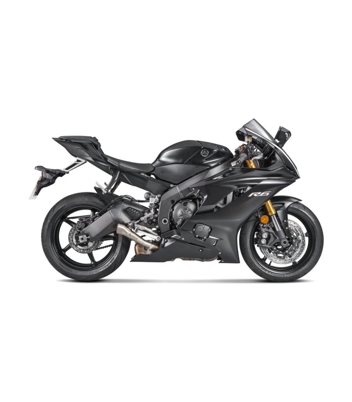 Akrapovič Megaphone Exhaust in Titanium for Yamaha YZF R6 (06-26) SM-Y6SO6T