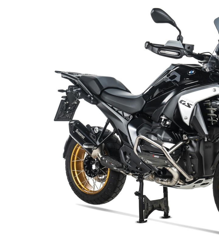 Paramotore laterali Akrapovič in titanio per BMW R 1300 GS (23-26) CB-B13T1