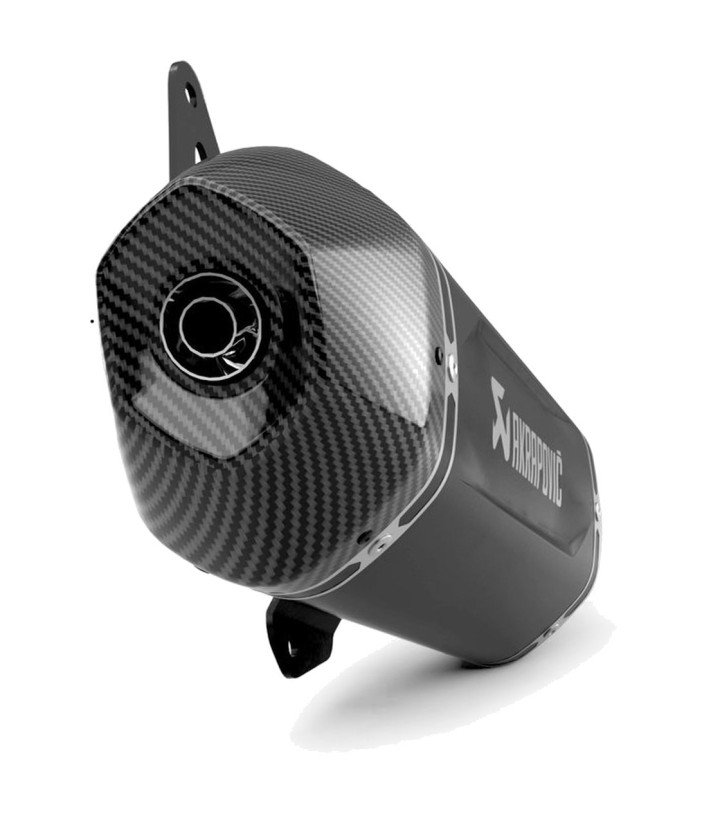 Akrapovič-Auspuff in Schwarz für Vespa GTS 125 (24-26) SVE125SO4HWSSBL