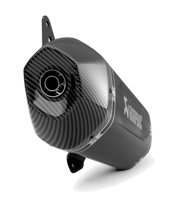 Akrapovič Exhaust in Black for Vespa Primavera 125 (24-26) SVE125SO5HWSSBL
