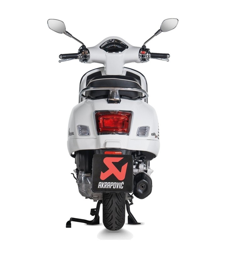 Échappement Akrapovič noir pour Vespa GTS 300 (26) SVE3SO12HWSSBL1