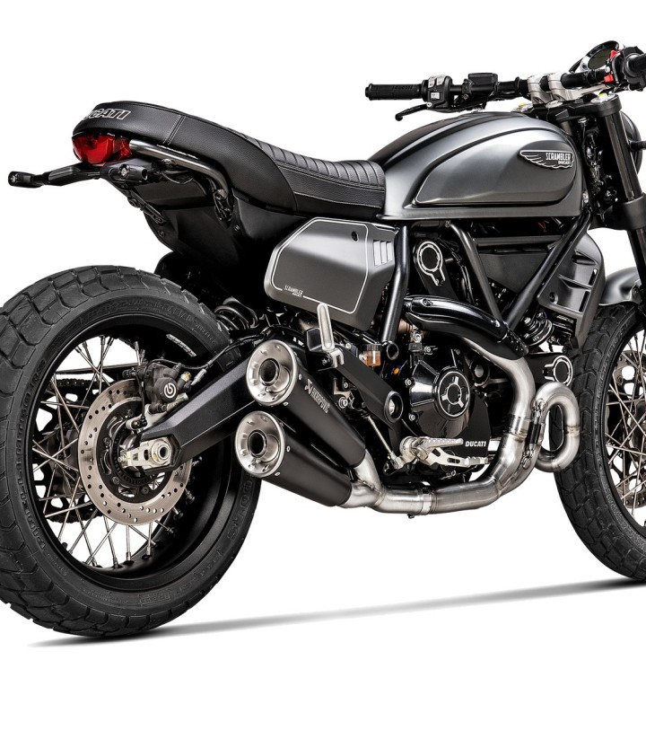Collettore Akrapovič in titanio per Ducati Scrambler 800 (21-22) E-D8E2