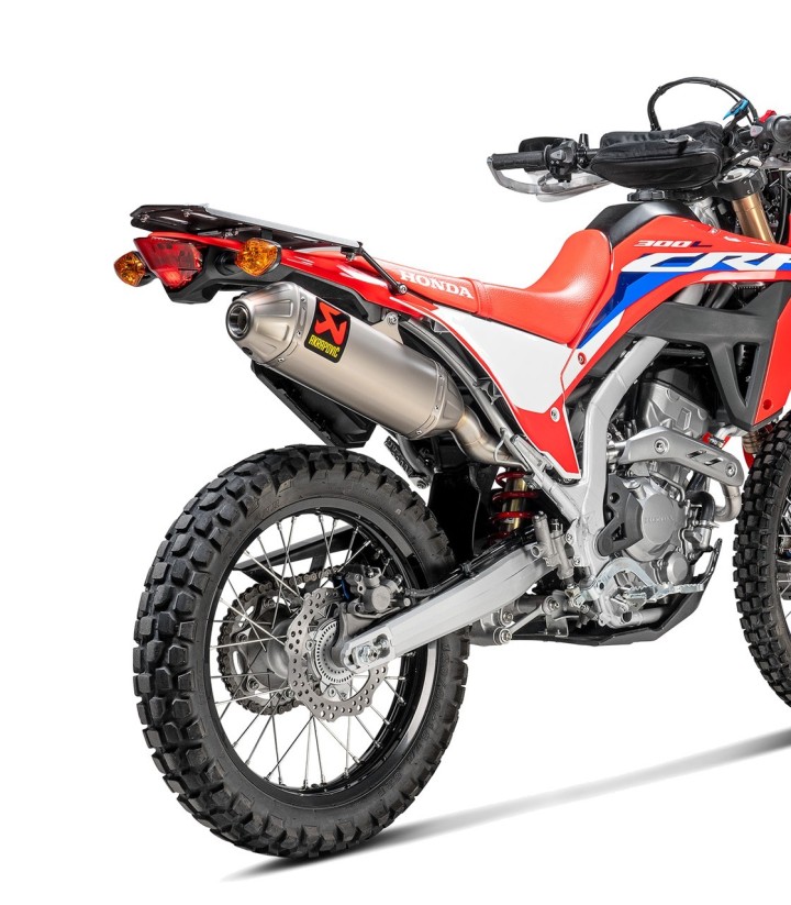 Coletor Akrapovič em aço para Honda CRF 300 L/RLA Rally (21-26) E-H3SO1