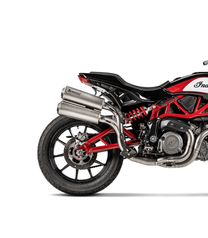 Coletor Akrapovič em titânio para Indian FTR 1200 (19-20) E-IN12E1
