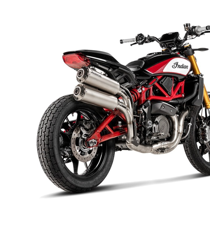 Collecteur Akrapovič en titane pour Indian FTR 1200 (19-20) E-IN12E1