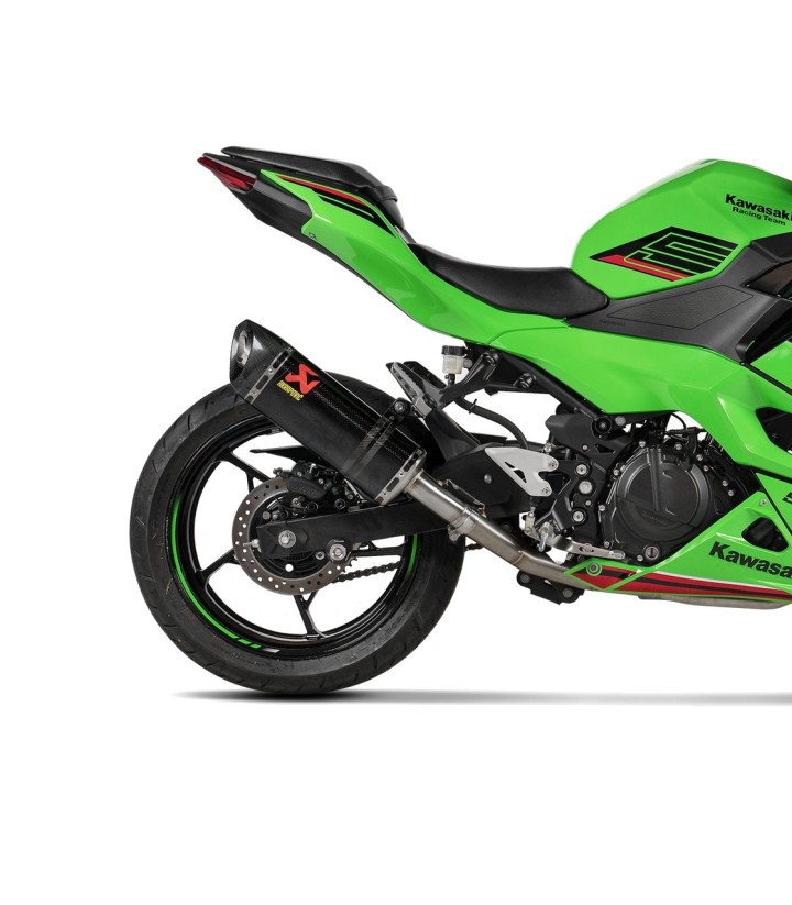 Colector Akrapovič en Acero para Kawasaki Ninja 400 (18-26), Ninja 500 (24-26), Z 400 (19-26), Z 500 (24-26) E-K4R2