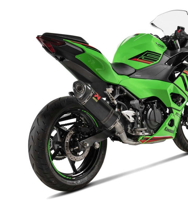 Colector Akrapovič en Acero para Kawasaki Ninja 400 (18-26), Ninja 500 (24-26), Z 400 (19-26), Z 500 (24-26) E-K4R2