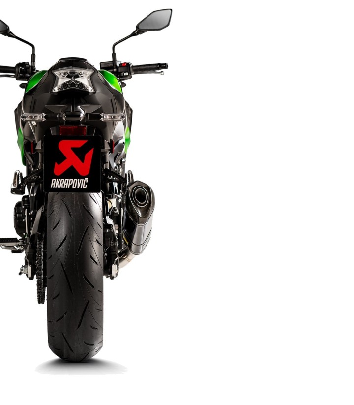 Coletor Akrapovič em aço para Kawasaki Z 900 (20-24) E-K9R4
