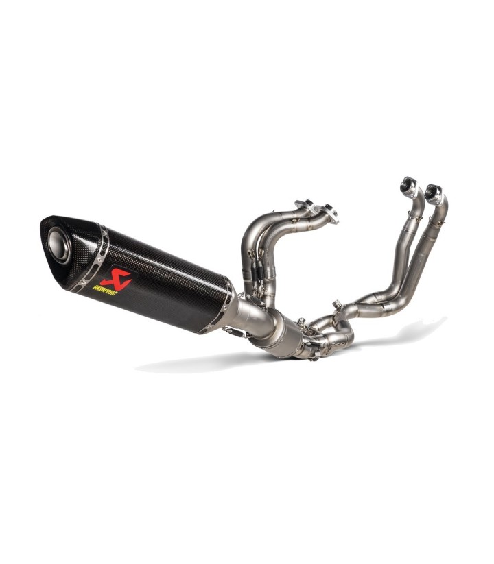 Tube de raccordement Akrapovič Track Day en titane pour plusieurs modèles Aprilia L-A10E11/TD