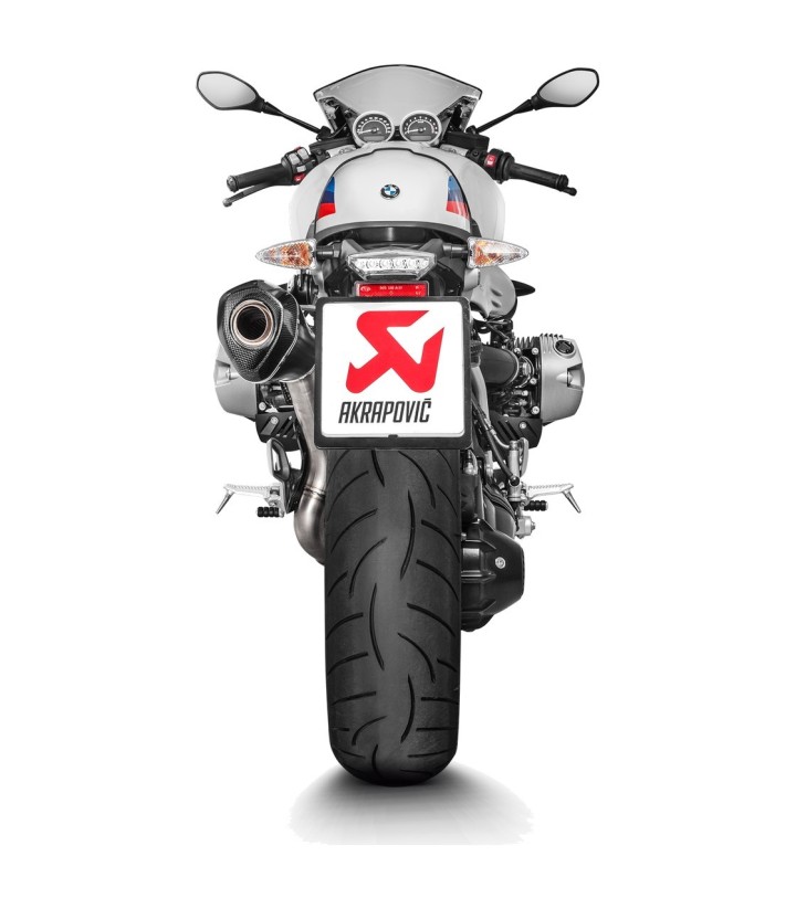 Tube de raccordement Akrapovič en titane, position haute pour BMW R 1200 nineT (14-20) L-B12SO9T