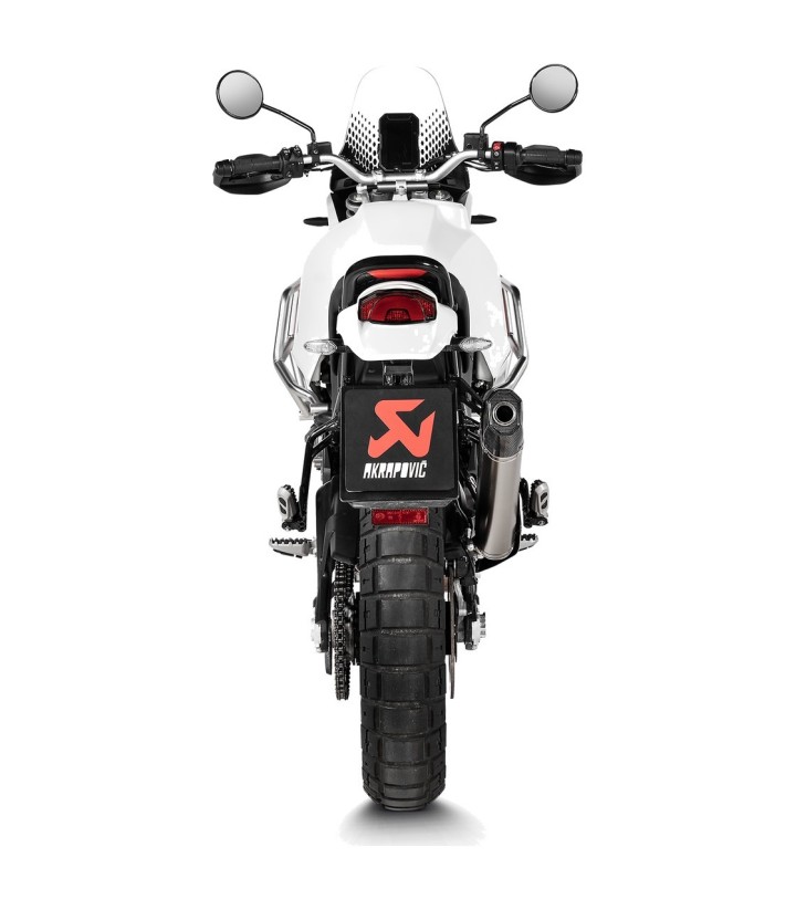 Tubo de escape Akrapovič em aço para Ducati DesertX 950 (22-24), Monster 937 (21-24) L-D9SO1