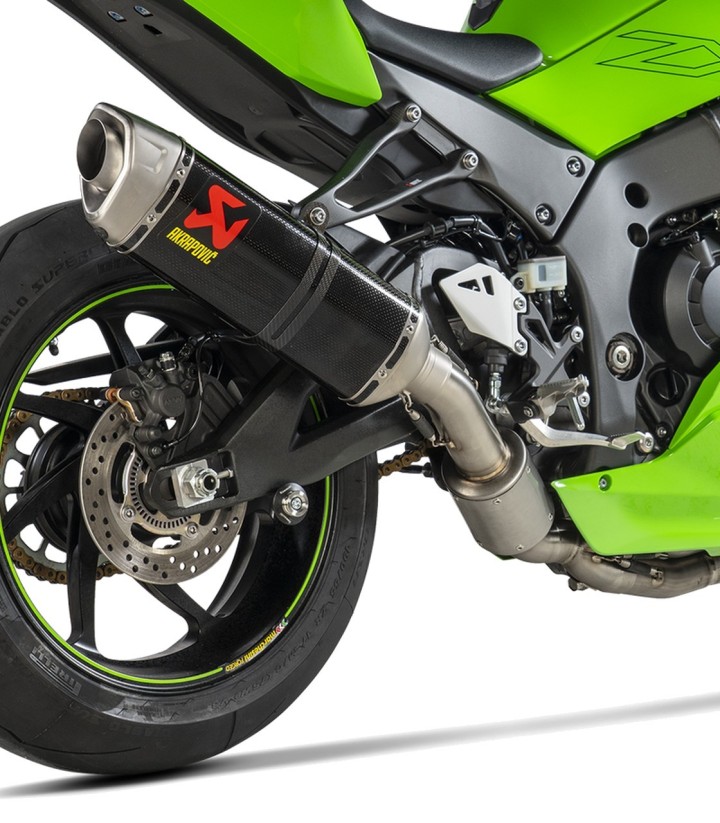 Akrapovič-Verbindungsrohr Track Day aus Titan für Kawasaki ZX 10 R (21-26) L-K10E9/TD