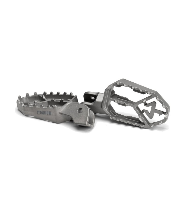Akrapovič Adventure Footpeg Set in Titanium for several BMW models F-BM13T1