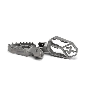 Kit de repose-pieds Adventure Akrapovič en titane pour plusieurs modèles BMW F-BM13T1