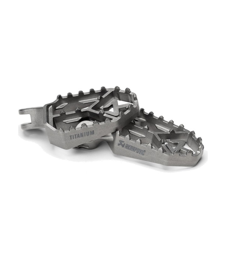 Akrapovič Adventure-Fußrasten-Kit aus Titan für Ducati Multistrada 1100 V4 (24-26), 1200 V4 (21-26), 950 (25-26) F-D12T1