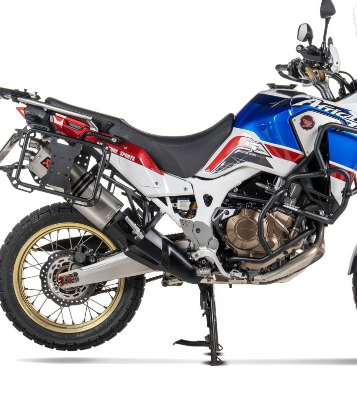 Akrapovič Adventure-voetsteunenset van titanium voor verschillende Honda-modellen F-H11T1