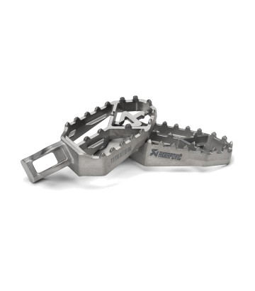 Kit de Reposapiés Adventure Akrapovič en Titanio para varios modelos de Triumph F-T12T1
