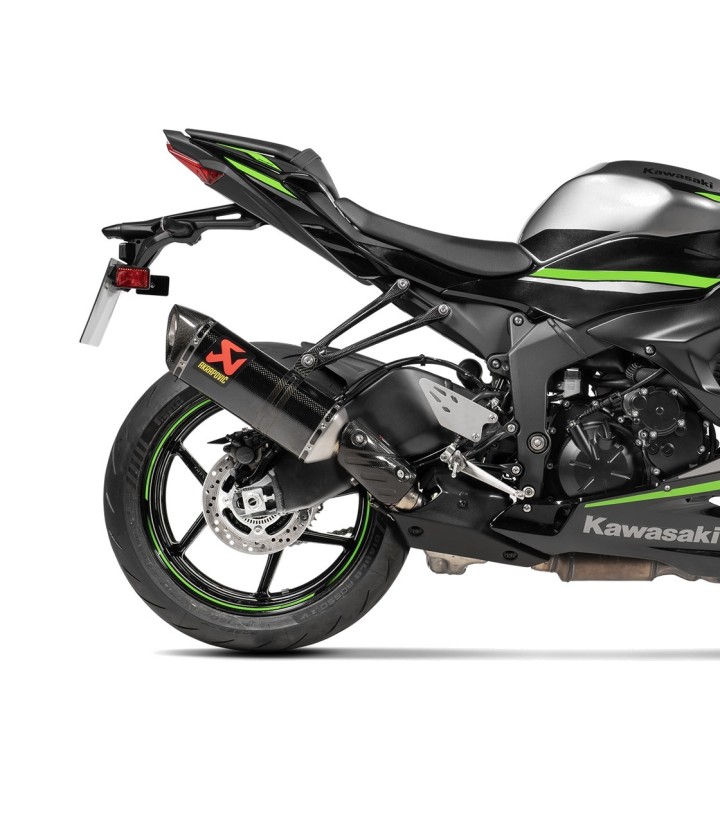 Support de silencieux Akrapovič en carbone pour Kawasaki ZX 6 R (09-26) P-MBK10R2/2