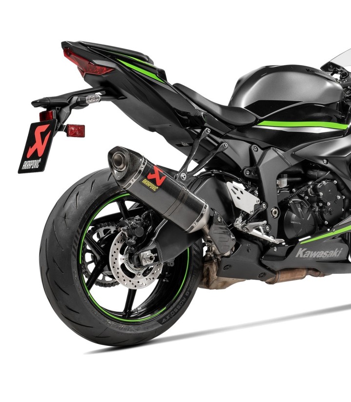 Supporto silenziatore Akrapovič in carbonio per Kawasaki ZX 6 R (09-26) P-MBK10R2/2