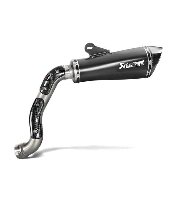 Tubo de escape Akrapovič em posição alta, em titânio para BMW R 1200 nineT (14-20) L-B12SO9T