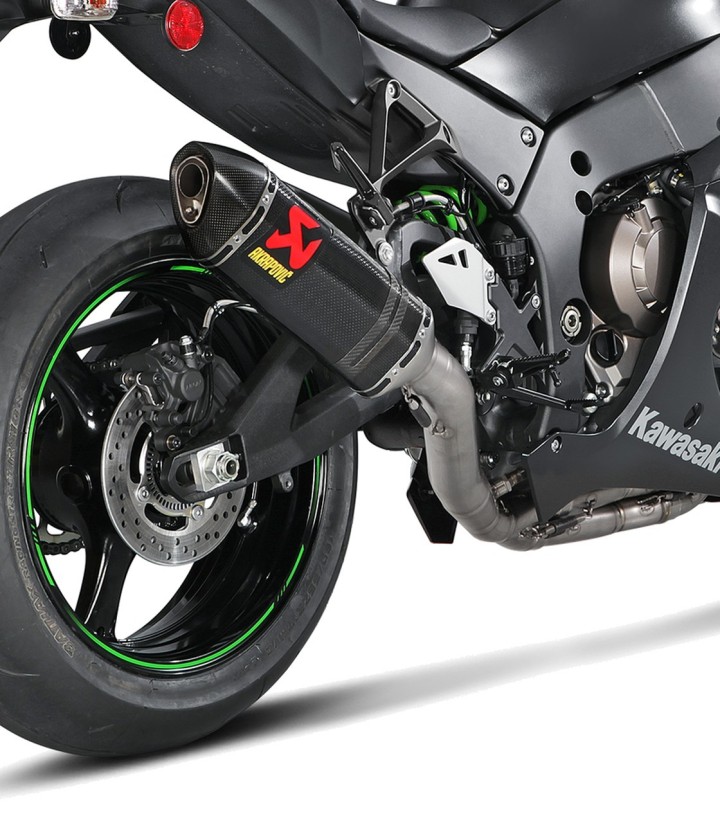 Scarico Akrapovič Evolution in carbonio per Kawasaki ZX 10 R (16-20) S-K10E9-ZC