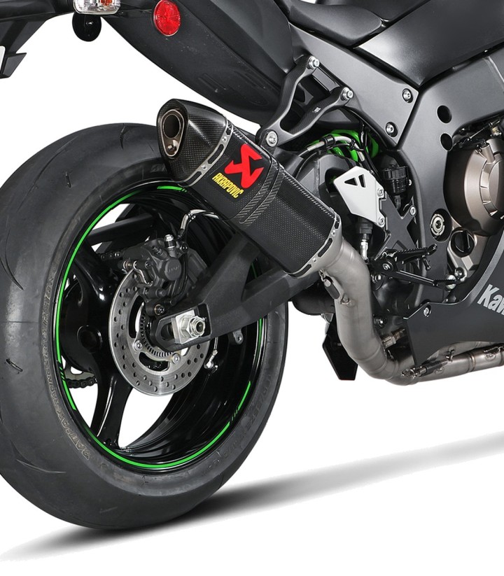 Scarico Akrapovič Evolution in carbonio per Kawasaki ZX 10 R (16-20) S-K10E9-ZC