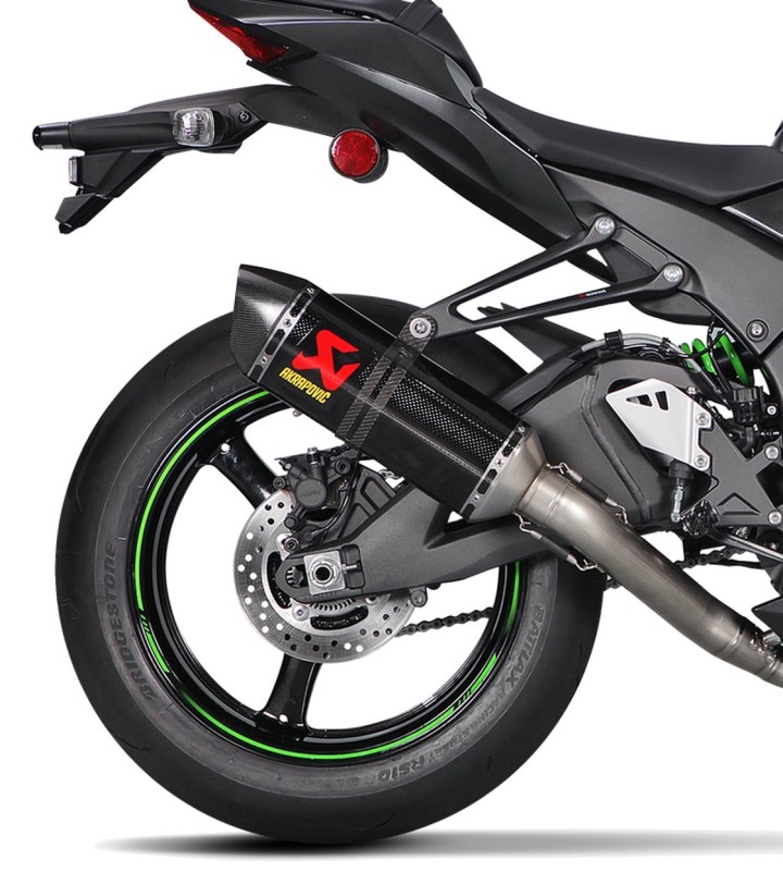 Scarico Akrapovič Evolution in carbonio per Kawasaki ZX 10 R (16-20) S-K10E9-ZC