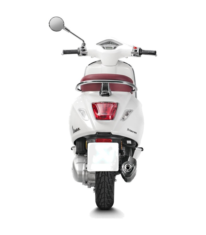 Échappement Akrapovič Racing en noir pour Vespa Primavera 125/150 (17-20), Sprint 125/150 (17-20) S-VE125R2-HZBL
