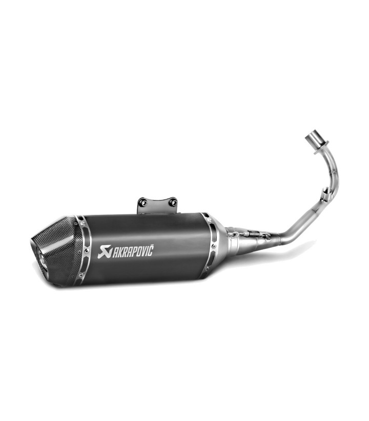 Échappement Akrapovič Racing en noir pour Vespa Primavera 125/150 (17-20), Sprint 125/150 (17-20) S-VE125R2-HZBL