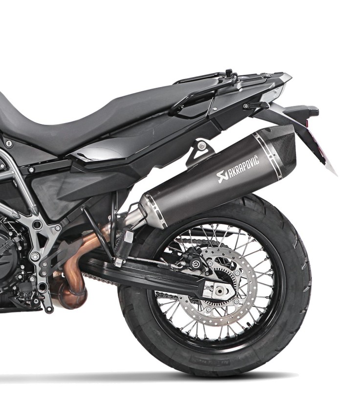 Échappement Akrapovič noir pour BMW F 650 GS (08-12), F 700-700 GS (13-17), F 800 GS (08-17) S-B8SO6-HZAABL