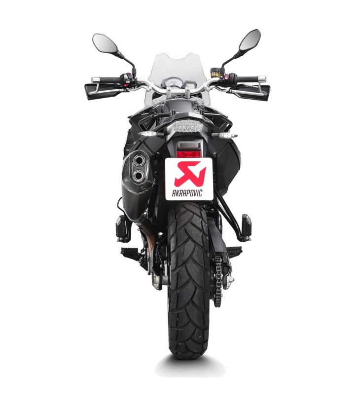 Escape Akrapovič em preto para BMW F 650 GS (08-12), F 700-700 GS (13-17), F 800 GS (08-17) S-B8SO6-HZAABL