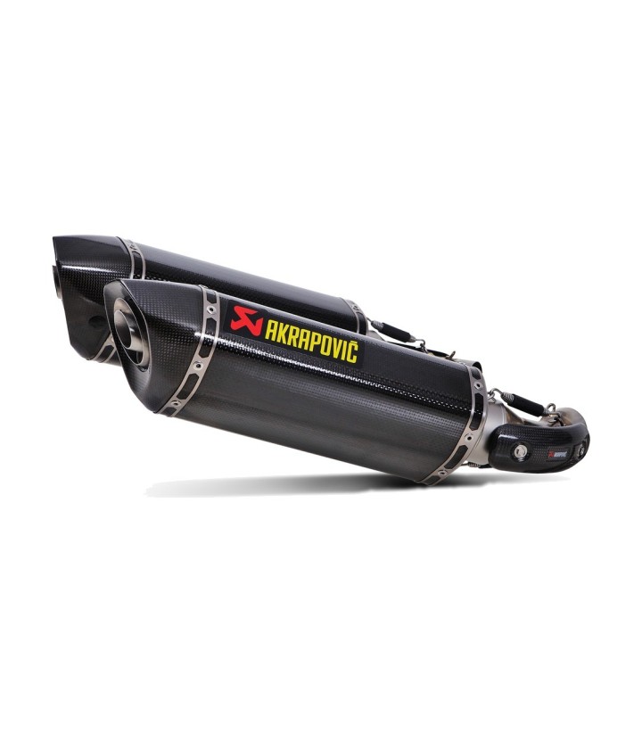 Scarico Akrapovič in carbonio per Ducati Monster 1100 (09-10), 696 (08-14), 795/796 (10-14) S-D10SO7-HZC