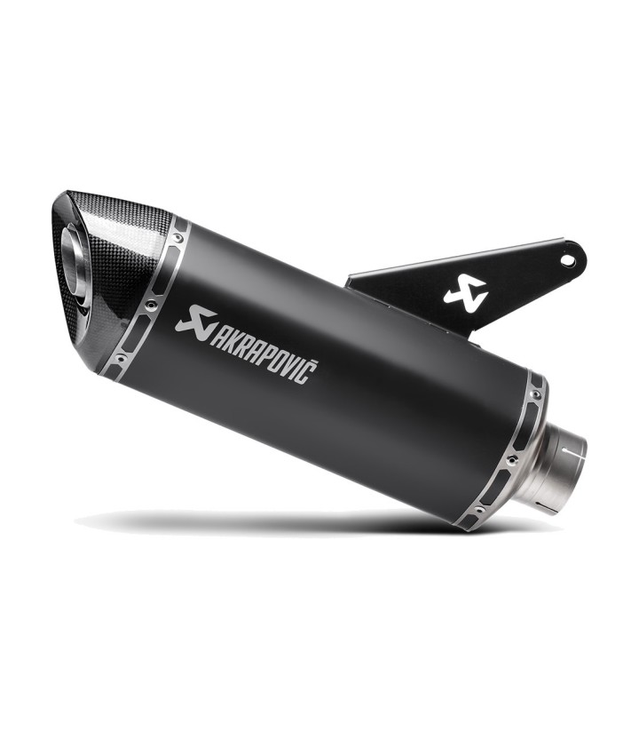 Scarico Akrapovič nero per Ducati Monster 1200 (14-16), Monster 821 (14-16) S-D8SO2-HRBL