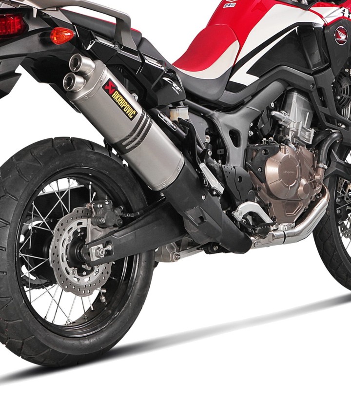 Akrapovič-Auspuff aus Titan für Honda CRF 1000 LA Africa Twin (16-19) S-H10SO22-HWT