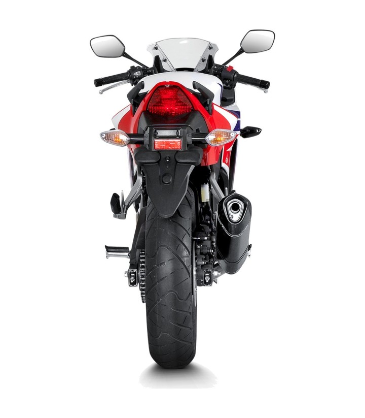 Akrapovič-uitlaat van carbon voor Honda CBR 300 R (14-16) S-H3SO3-RC