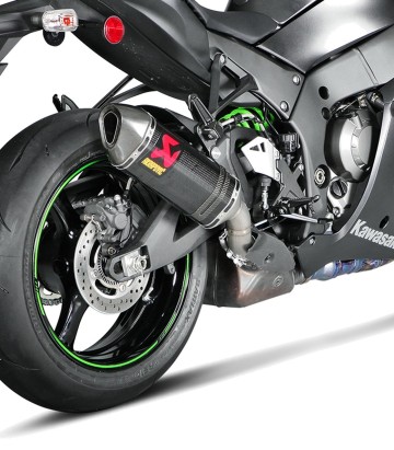 Akrapovič-uitlaat van carbon voor Kawasaki ZX 10 R (16-20) S-K10SO16-HZC