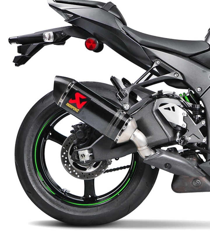 Scarico Akrapovič in carbonio per Kawasaki ZX 10 R (16-20) S-K10SO16-HZC
