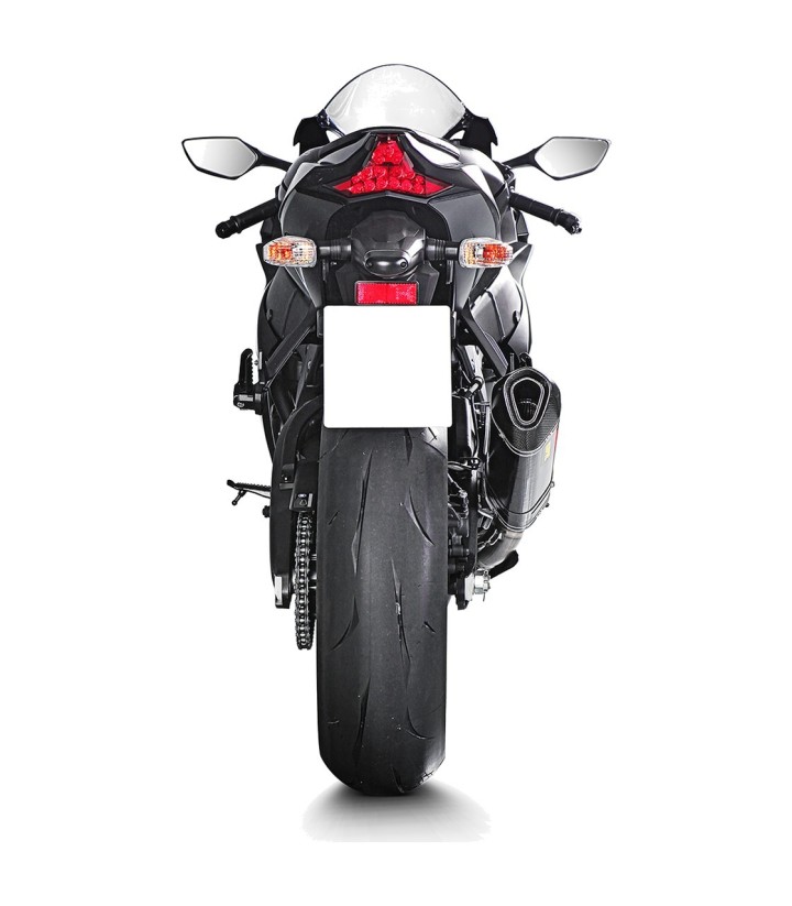 Scarico Akrapovič in carbonio per Kawasaki ZX 10 R (16-20) S-K10SO16-HZC