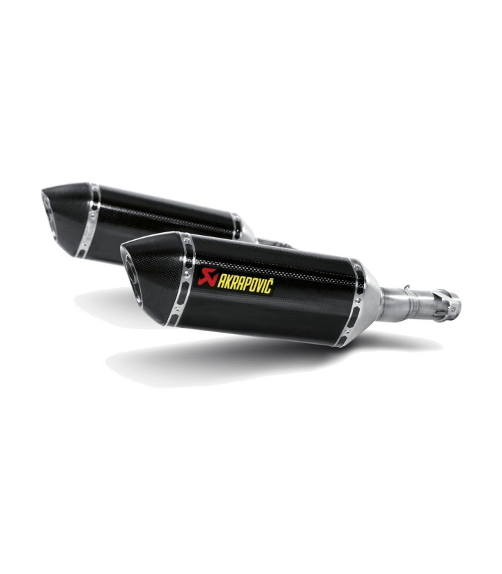 Akrapovič-uitlaat van carbon voor Kawasaki Ninja 1000 SX (10-13), Z 1000 (10-13), Z 1000 SX (10-13) S-K10SO6-HZC