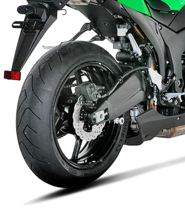 Scarico Akrapovič in titanio per Kawasaki ZX 6 R (07-08) S-K6SO5-HACT