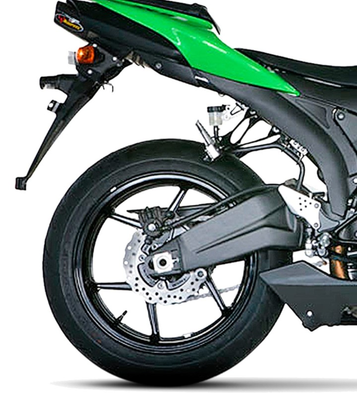 Échappement Akrapovič en titane pour Kawasaki ZX 6 R (07-08) S-K6SO5-HACT